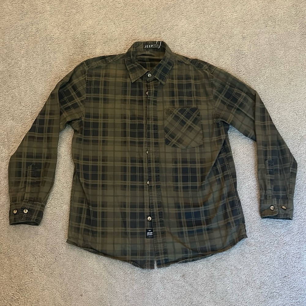 Jeep Spirit flannel button up